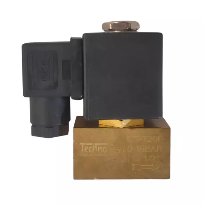 Techno 12.7 mm (1/2 Inch) 2/2 Way 24 V DC Direct ACting Solenoid Valve CS720F