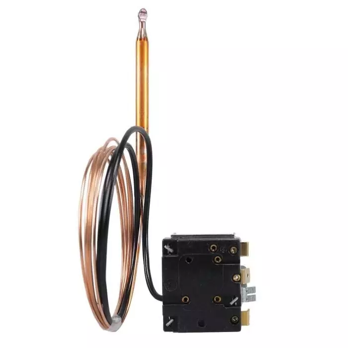 Jumo Panel Mount Capillary Thermostat Automatic Reset 0°C to 120°C, 602030/02-026-000-25-2000-40-10-6-40-13-460 707