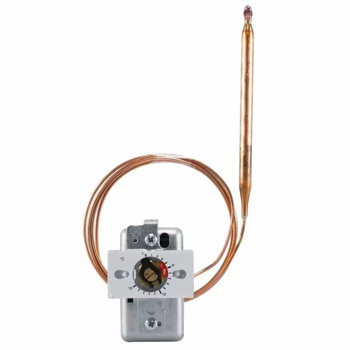 Jumo Panel Mount Capillary Thermostat Automatic Reset 0°C to 150°C, 602021/0002-027-000-25-1000-40-10-00-00-000-00-6