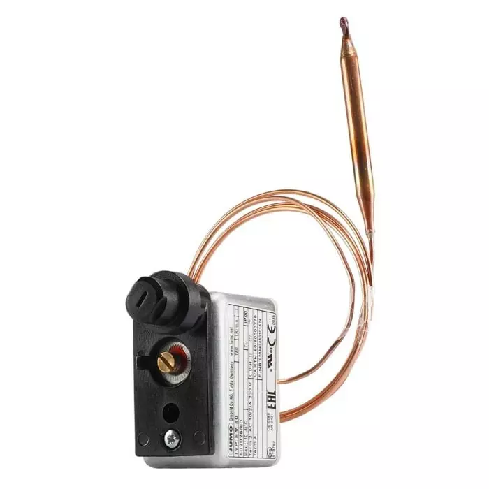 Jumo Panel Mount Capillary Thermostat Automatic Reset 0°C to 110°C, 602026/80-000-110-1000-40-10-00-00-000-00-6 710