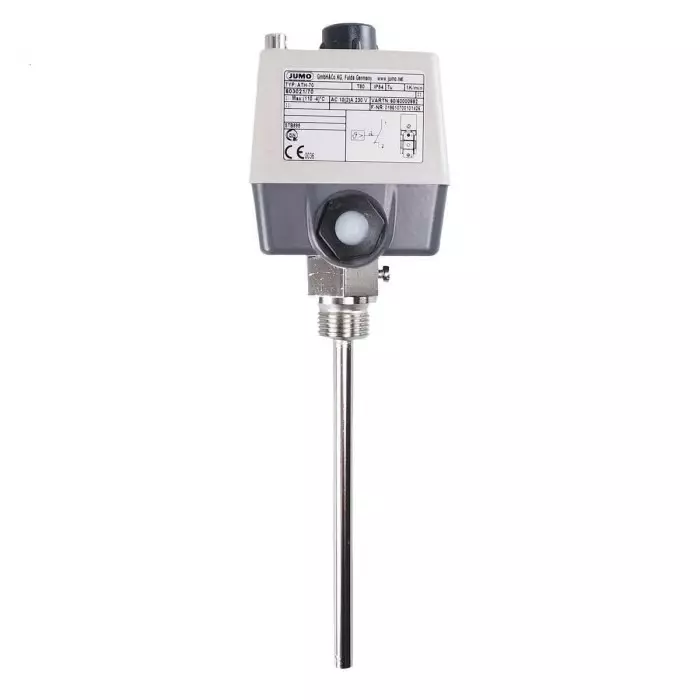 Jumo Surface Mount Capillary Thermostat Automatic Reset 30°C to 110°C, 603021/70-1-052-00-0-00-20-13-46-150-8-6 574