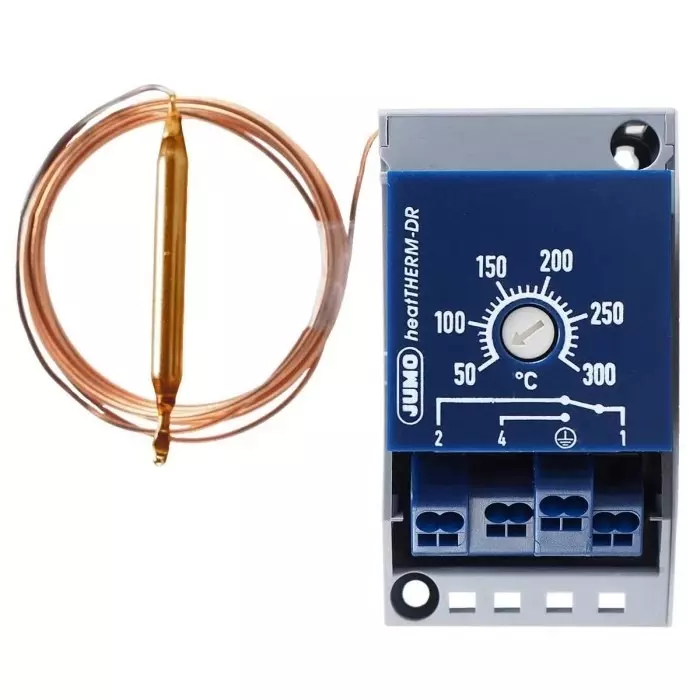 Jumo Surface Mount Capillary Thermostat Automatic Reset, 603070/0070-7-064-000-00-2000-40-10-6-20-13-460 7