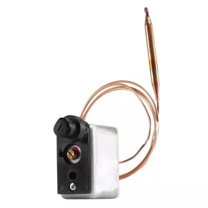 Jumo Panel Mount Capillary Thermostat Automatic Reset 0°C to 95°C, 602026/80-000-95-1000-40-10-00-00-000-00-6 710