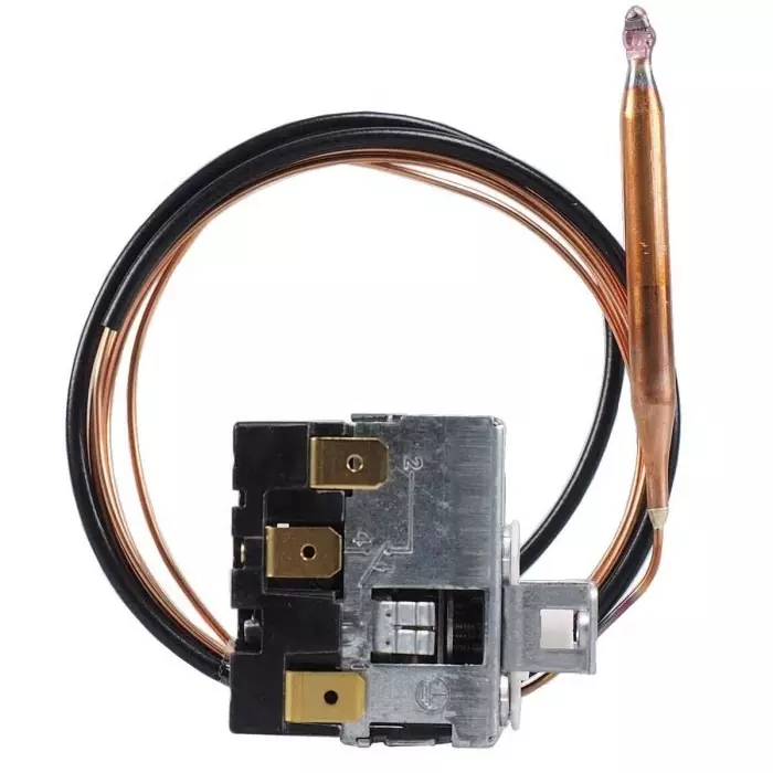 Jumo Panel Mount Capillary Thermostat Automatic Reset 70°C to 130°C, 602031/21-671-000-70-2000-40-10-6-40-13-460 707