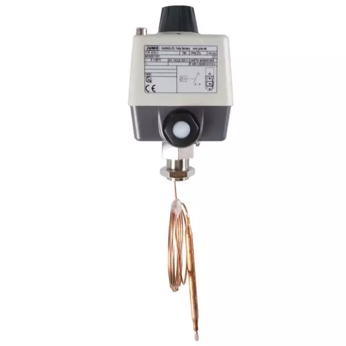 Jumo Surface Mount Capillary Thermostat Automatic Reset 0°C to 100°C, 60001004