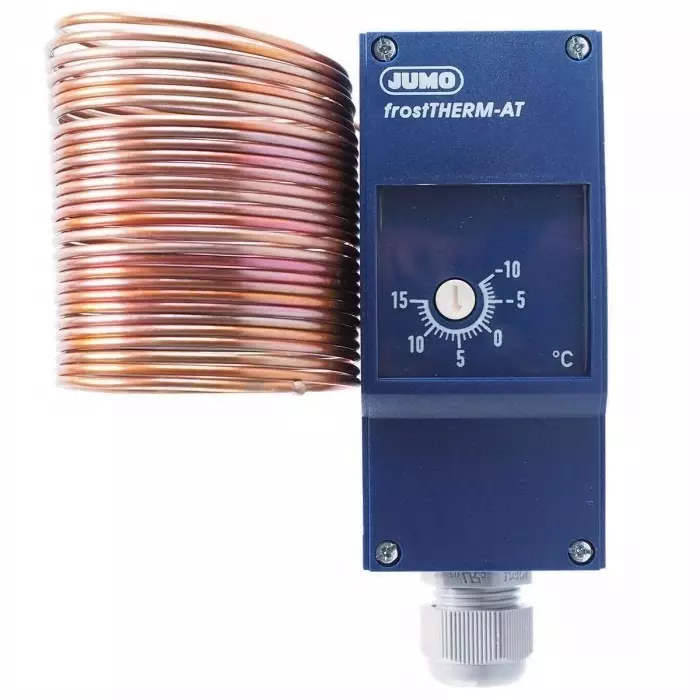 Jumo Surface Mount Capillary Thermostat Automatic Reset -10°C to 15°C, 60003350