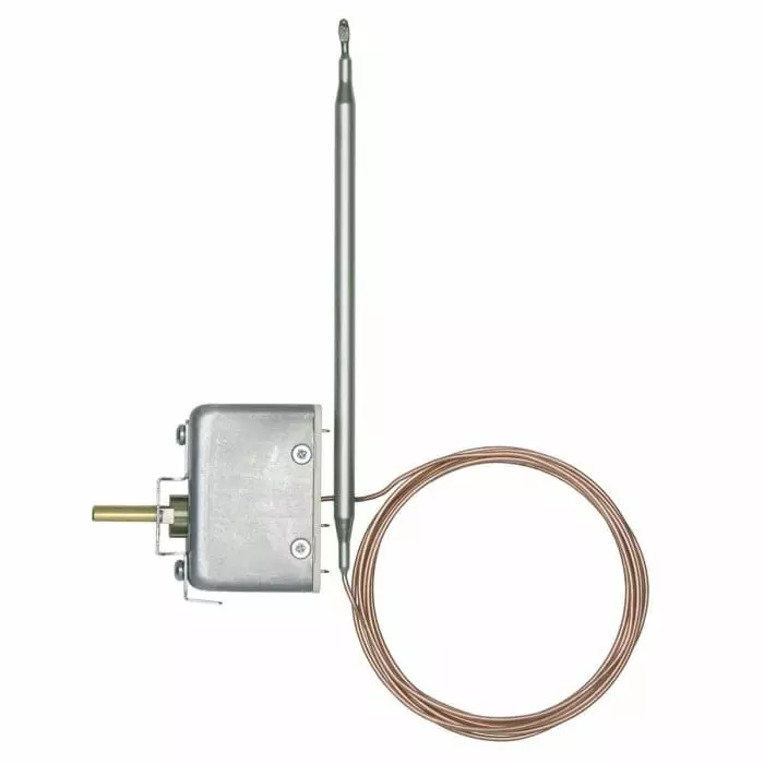 Jumo Panel Mount Capillary Thermostat Automatic Reset 50°C to 300°C, 60000495