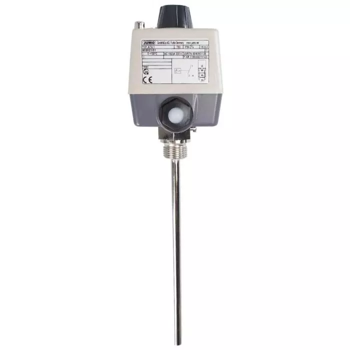 Jumo Surface Mount Capillary Thermostat Automatic Reset 0°C to 100°C, 603021/01-1-025-30-0-00-20-13-46-200-8-6/000