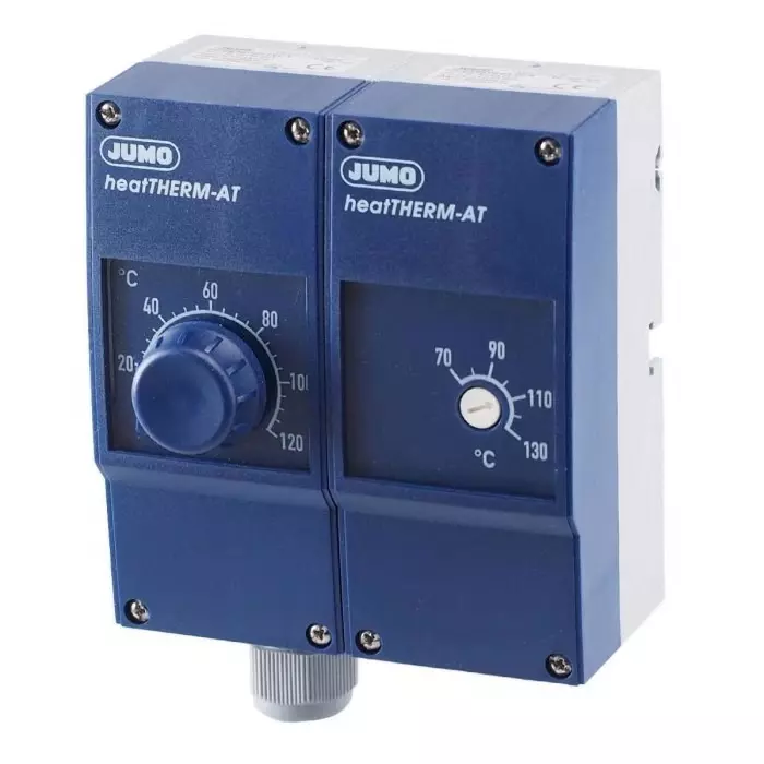 Jumo Surface Mount Capillary Thermostat Automatic Reset, 603070/0120-5-026-671-25-2000-40-10-6-40-00-0 402