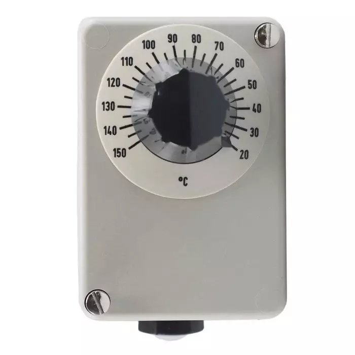 Jumo Surface Mount Capillary Thermostat Automatic Reset 20°C to 150°C, 603021/01-1-043-30-0-00-20-13-46-200-8-6/000