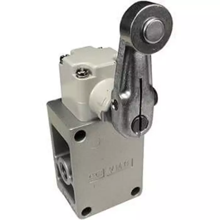 SMC Roller Lever 3 Port Mechanical Valve Mechanical Valve EVM800 Series, G 1/8, 1/8 inch, EVM830-F01-01