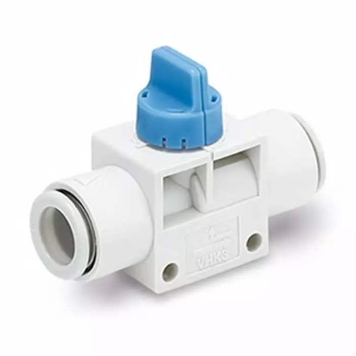 SMC Manual 3 Position Pneumatic Control Valve VHK Series, 2.5mm, VHK3A-06F-06FL