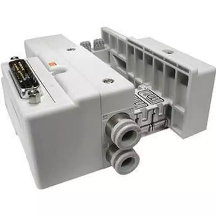 SMC SQ1000 Series 4 Station D-Sub Manifold, SS5Q13-04FD0-D-Q
