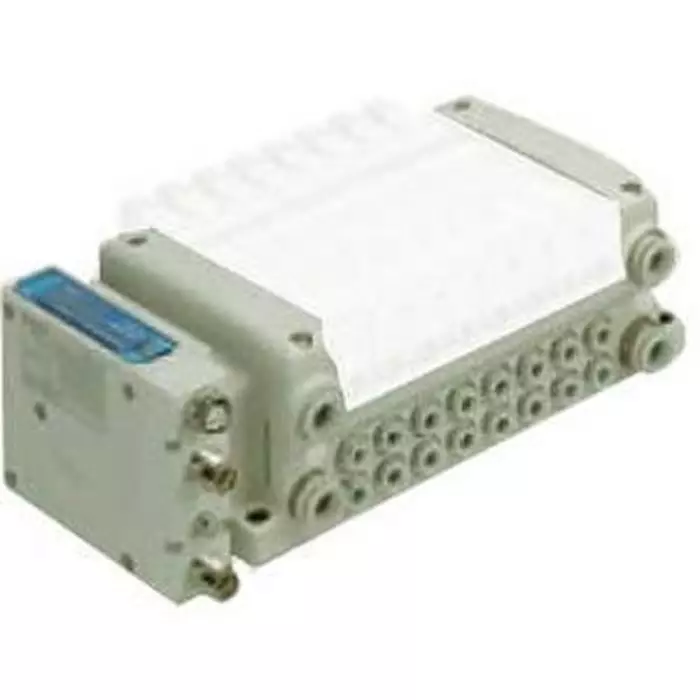 SMC VQC2000 Series 10 Station One-touch Fitting 8 mm Manifold Base, VV5QC21-10C8SD0