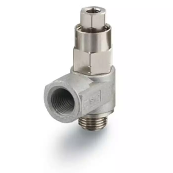 SMC AS Non Return Valve G 1/4 Female Inlet, G 1/4 Male Outlet, 0.1 - 1MPa, AS2200-G02-X785