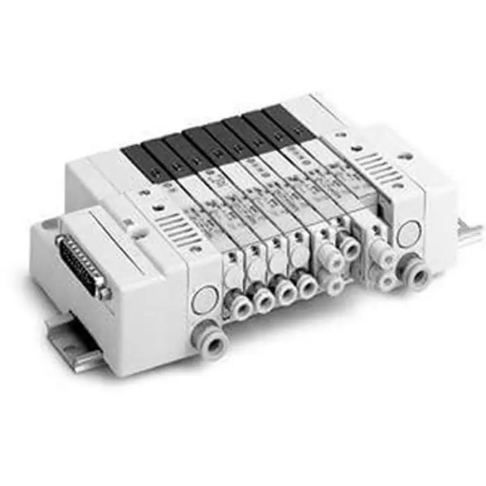 SMC SQ2000 Series 8 Station D-Sub Manifold, SS5Q23-08FD0-D-Q