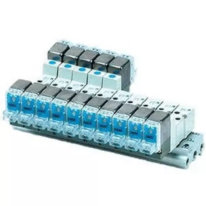 SMC SYJ5000 Series 20 Station G 1/8 Manifold Base, SS5YJ5-20-04-00F-Q