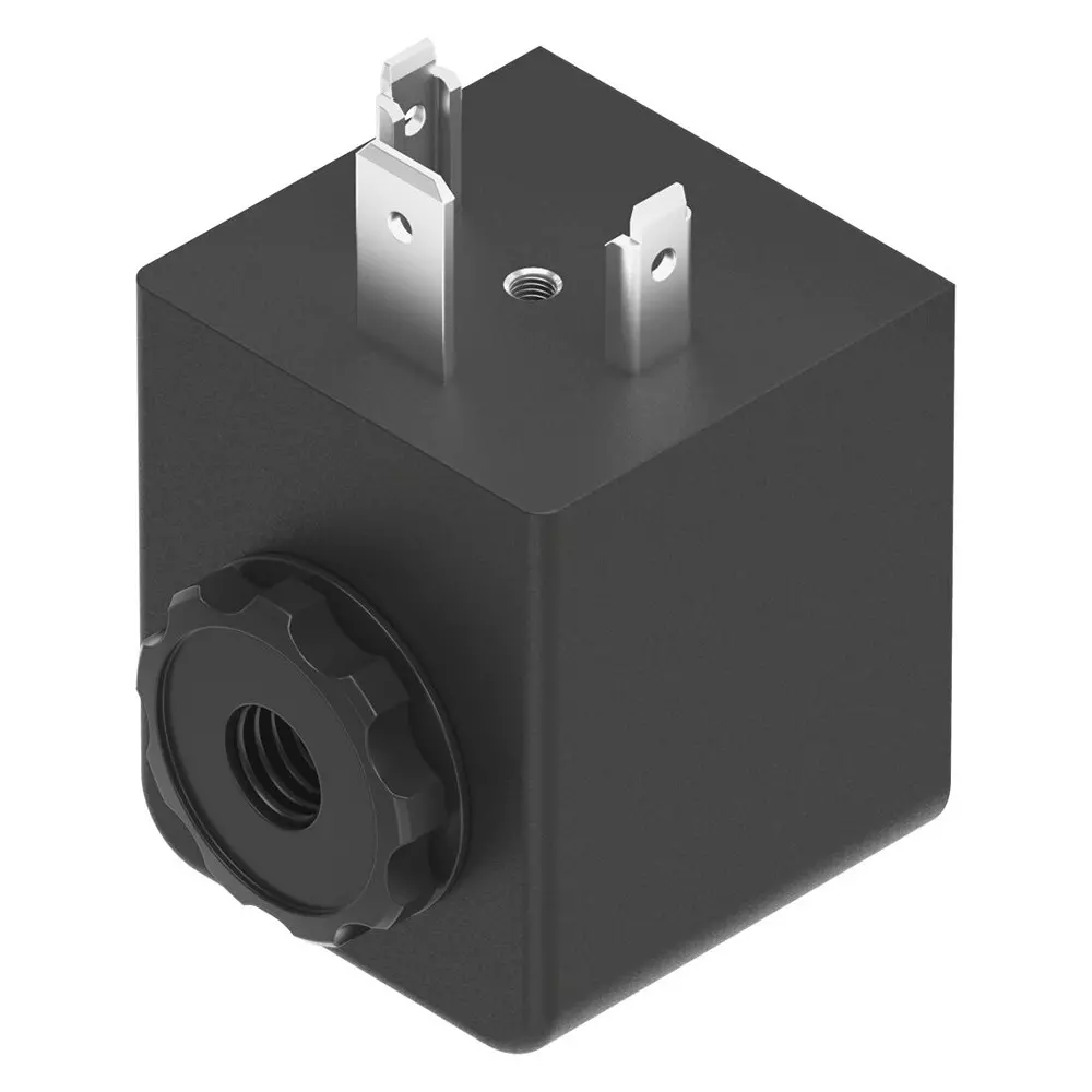 FESTO Solenoid Coil Via Knurled Nut Type of Mounting IP65 Degree of Protection 100% Duty Cycle, 549903