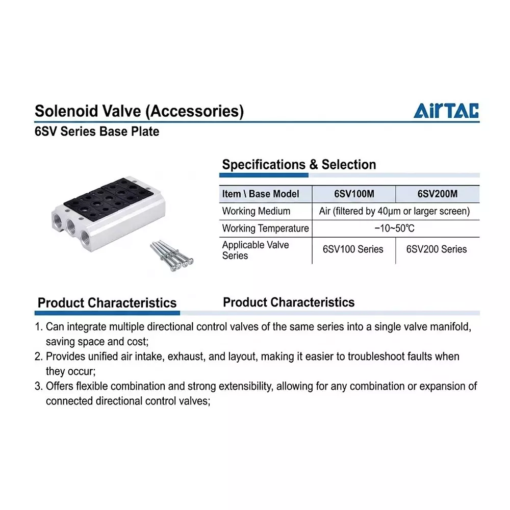 airtac-manifold-2-station-rectangular-metal-body-for-6sv100-series-solenoid-valve-6sv100m-2f