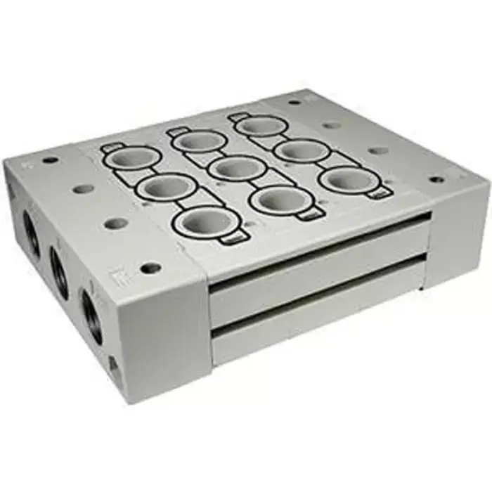 SMC SS5Y9 Series Manifold Die Cast Aluminium Body G Thread Connection and 3 Stations, SS5Y9-23-03