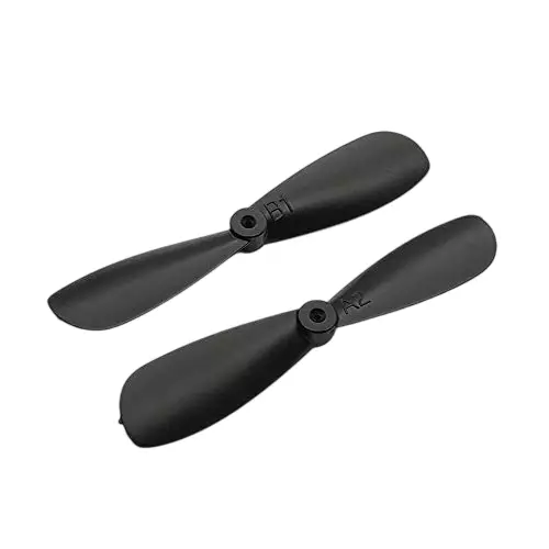 Invento Paddle Aircraft Propeller Blades ABS 45 mm (1.77 inch) Length 3.5 mm Hub Diameter Black, ISC 1000-5 (Pack of 10 Pair)