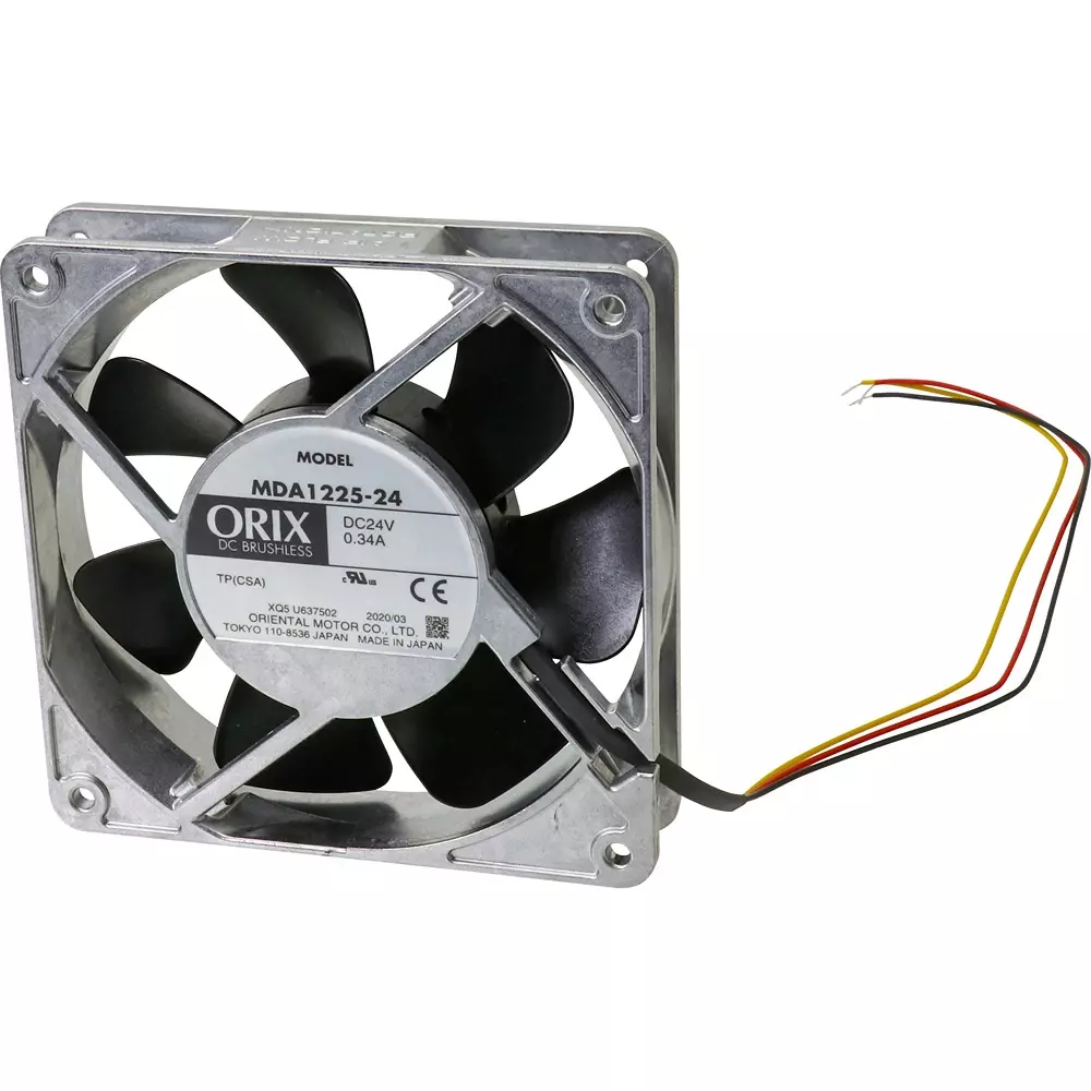 ORIENTAL MOTOR DC Propeller Fan 119x119 mm Mounting Hole Space, MDA1225-24