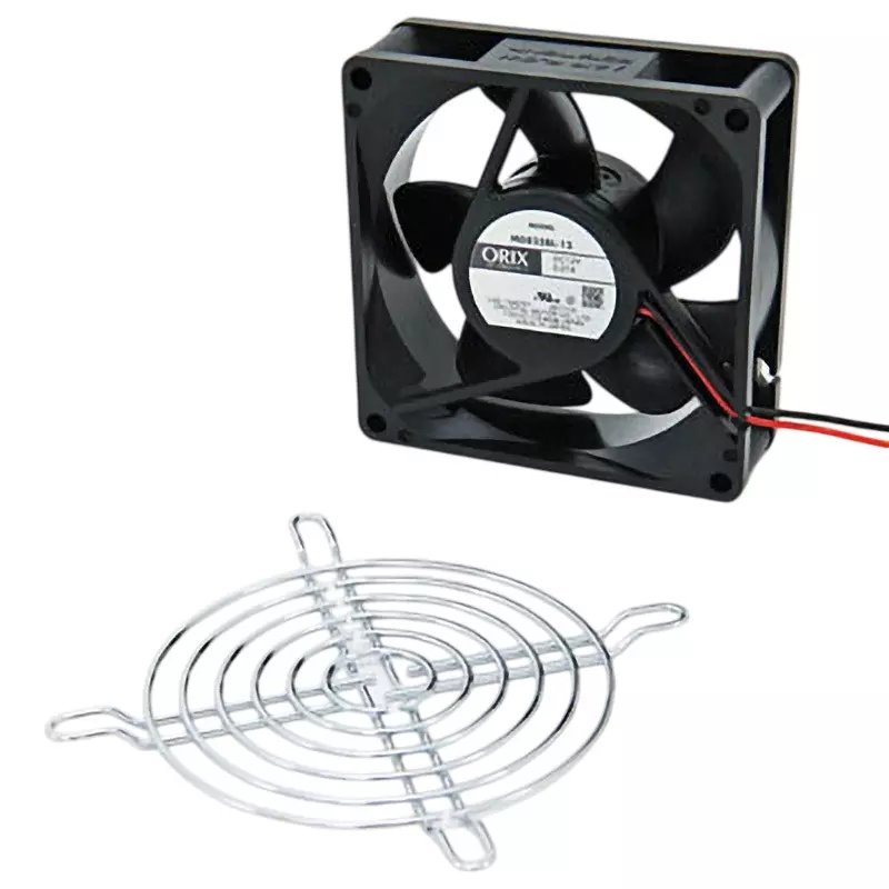 ORIENTAL MOTOR DC Propeller Fan 80x80 mm Mounting Hole Space, T-MD825BL-12-G