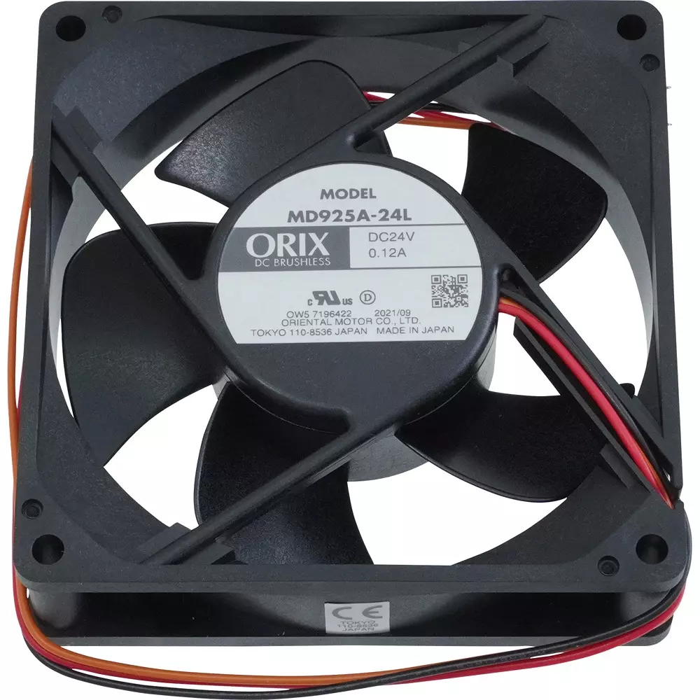 ORIENTAL MOTOR DC Propeller Fan 92x92 mm Mounting Hole Space, T-MD925A-24L-G