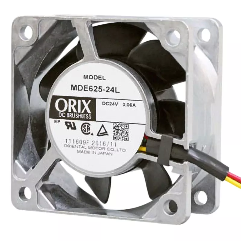 ORIENTAL MOTOR DC Long Life Propeller Fan 60x60 mm Mounting Hole Space, MDE625-24L