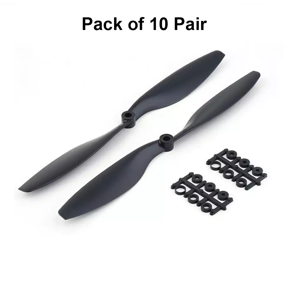 invento-1045-propeller-set-cwccw-254-cm-10-inch-diameter-1143-cm-45-inch-slope-size-for-800-2200-kv-motor-isc-084-3-pack-of-10-pair