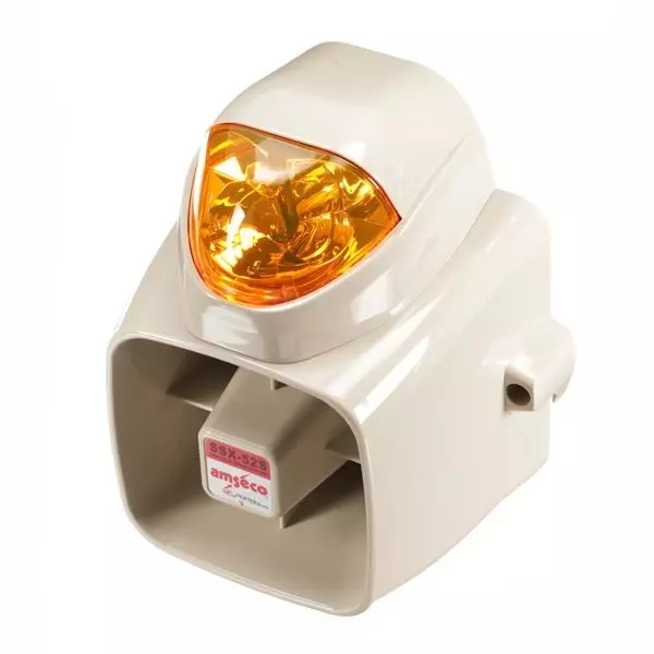 AMSECO Sirens Weatherproof 748 mA Current Rating 12 VDC Voltage Rating, SSX-52SA