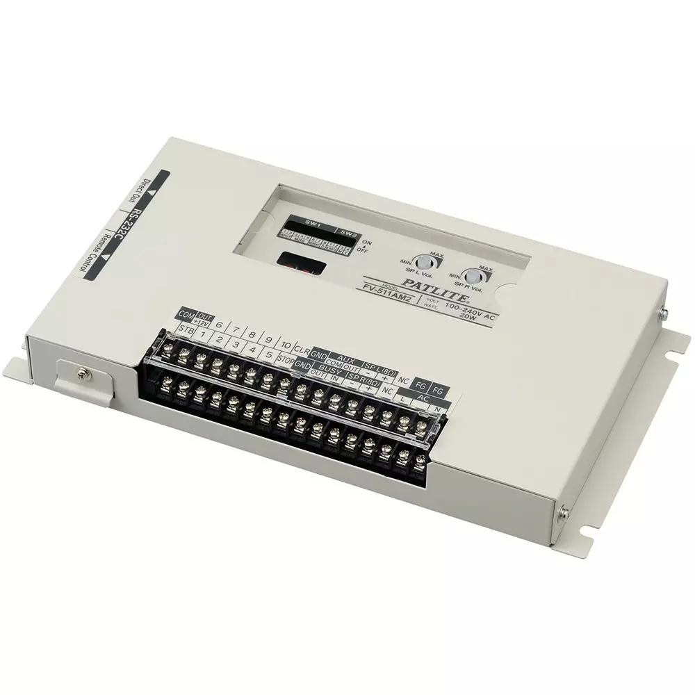 PATLITE Card Type Voice Synthesis Alarm AC/DC24 Input 5 mW Speaker Output, FV-511AJ
