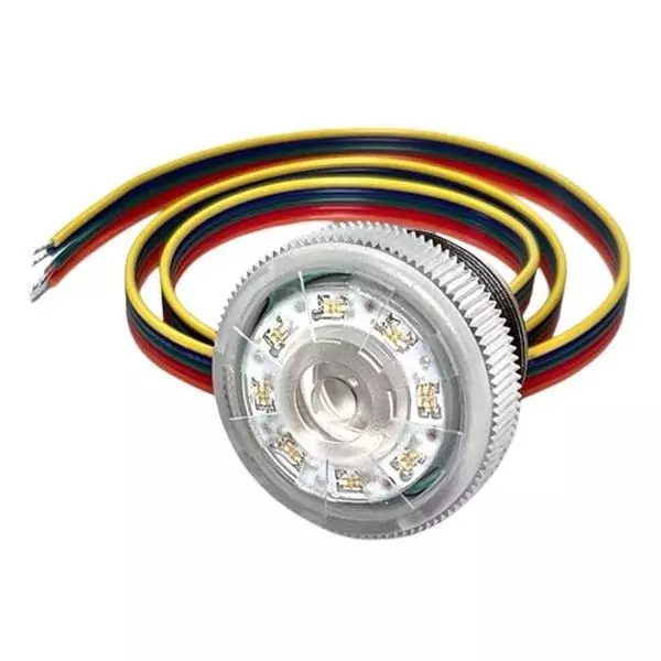 PUI AUDIO Buzzers Lighted Buzzer 25 mA Current Rating 12 V Voltage Rating, LAI-3330-PM-WP-LW500