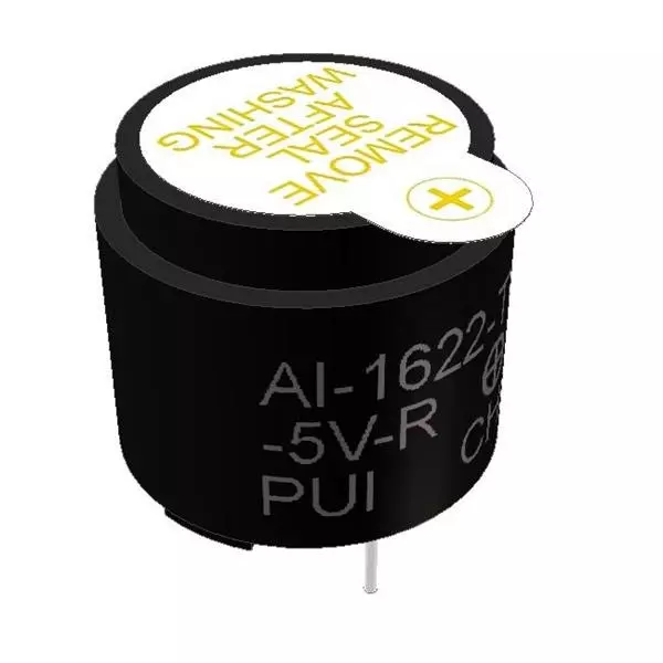 PUI AUDIO Indicators Electromechanical 30 mA Current Rating 5 VDC Voltage Rating, AI-1622-TWT-5V-R
