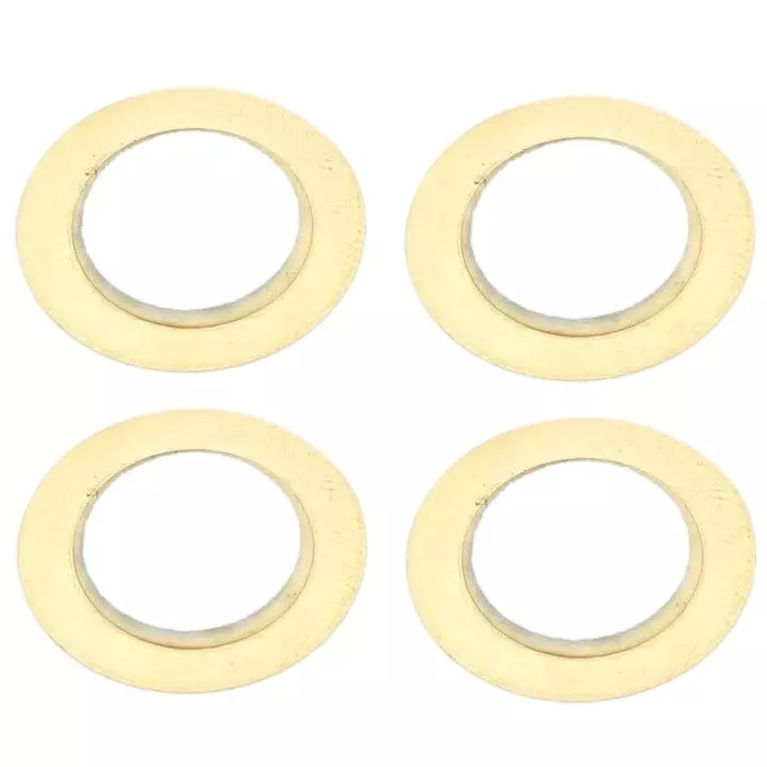 Invento Piezoelectric Buzzer Round 27 mm Brass Outer Diameter Plate and Ceramic Inner Diameter Plate, ISC 673-2 (Pack of 4 Pcs)
