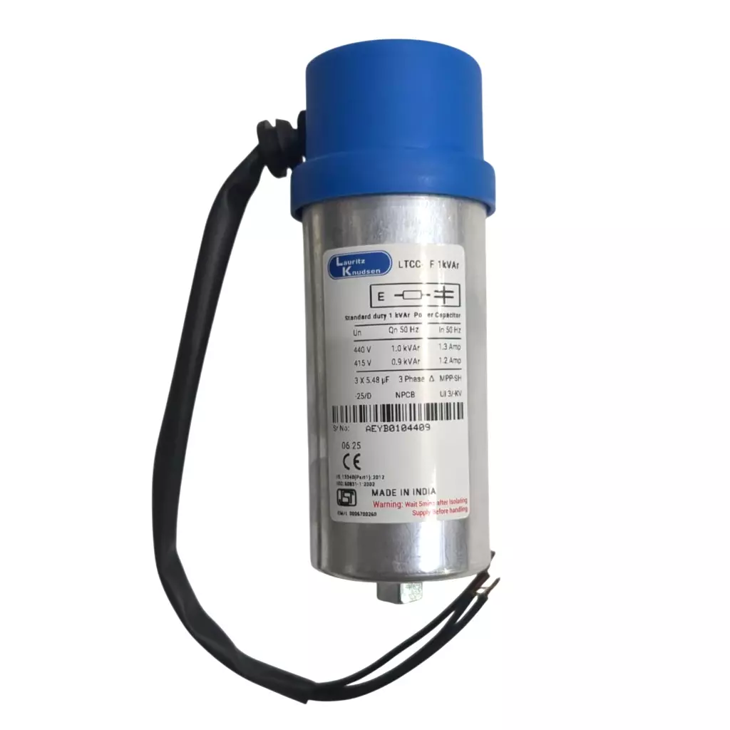 L&T [ Lauritz Knudsen ] 440 V 3 Phase Cylindrical Power Capacitor