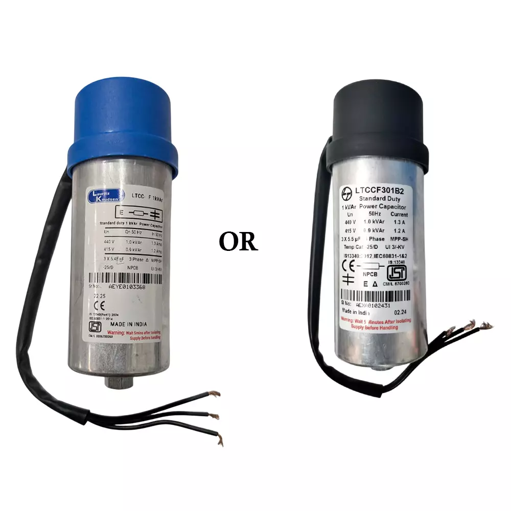 L&T [ Lauritz Knudsen ] 1 kVAr 3Ph Standard Duty Power Capacitor LTCCF301B2