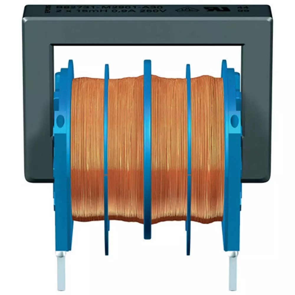 Epcos B82731M Series Ferrite Power Line Choke 2 Ω DC Resistance and 500 mA Currect 47 mH Inductance, B82731M2501A030 (Pack of 800)
