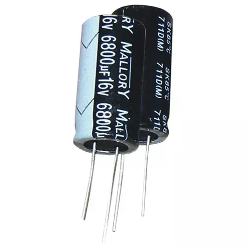 CORNELL DUBILIER Aluminum Electrolytic Capacitor 47Uf, 25V, 20%, Radial, SK470M025ST