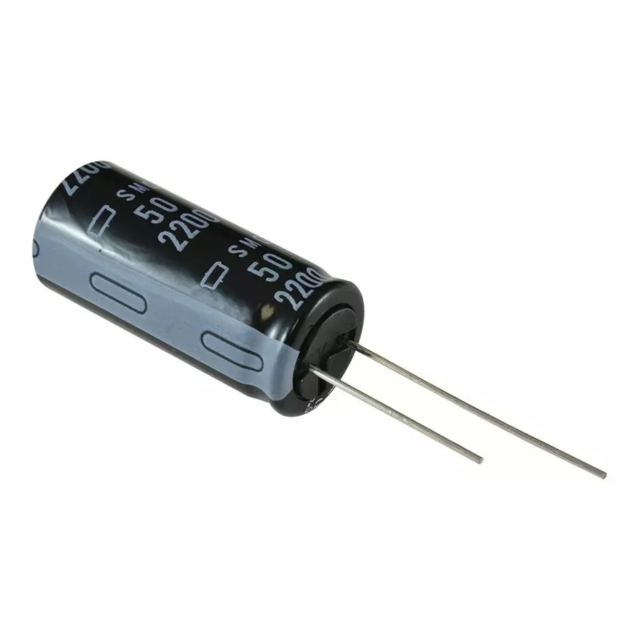 CHEMI-CON ALUMINUM ELECTROLYTIC CAPACITOR 2200UF, 50V, 20%, RADIAL, ESMG500ELL222MLP1S