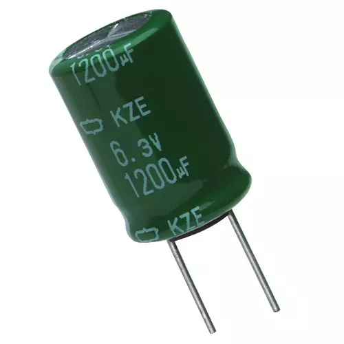 CHEMI-CON ALUMINUM ELECTROLYTIC CAPACITOR 15UF, 63V, 20%, RADIAL, EKZE630ELL150ME11D