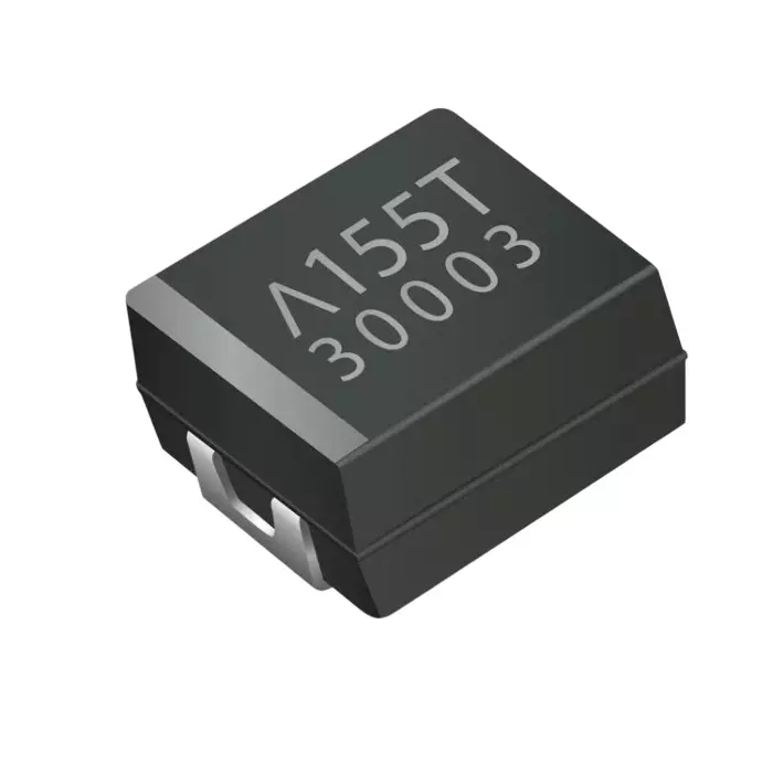 AVX Polymer Capacitor Surface Mount 50 V DC 10 µF Tantalum, TCQD106M050R0090E