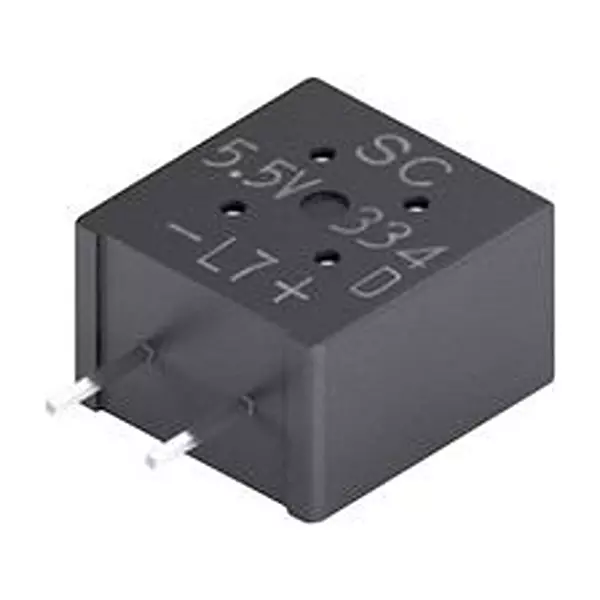 KEMET Supercapacitor, 0.33F, Radial Leaded, Uscfmu0H334Ztb