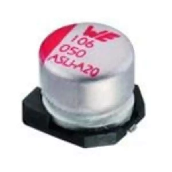 WURTH ELEKTRONIK Aluminum Electrolytic Capacitor 0.47 uF Capacitance 63 VDC, 710-865080740005