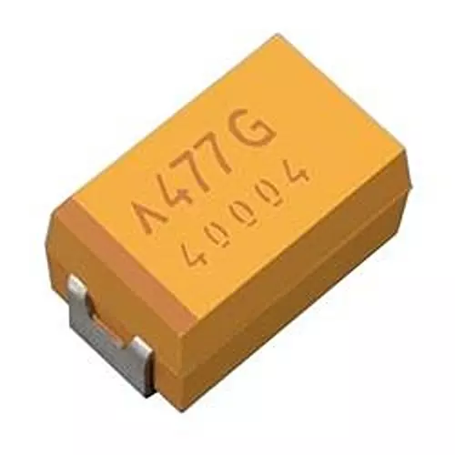 KYOCERA AVX Polymer Tantalum Capacitor SMD/SMT Termination 10 uF Capacitance, TCJR106M006R0500