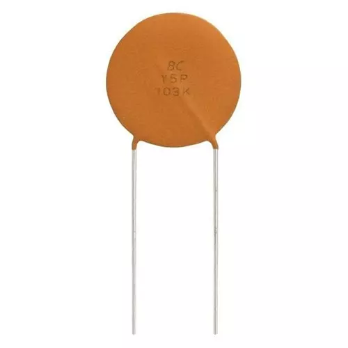 Vishay Ceramic Disc Capacitor Radial Termination 270 pF Capacitance, D271K20Y5PH63L6R
