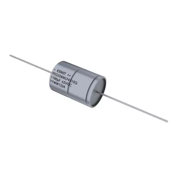 Kemet Low ESR Electrolytic Capacitor 63 VDC 520 uF Capacitance, PEG228MKL3520QE4