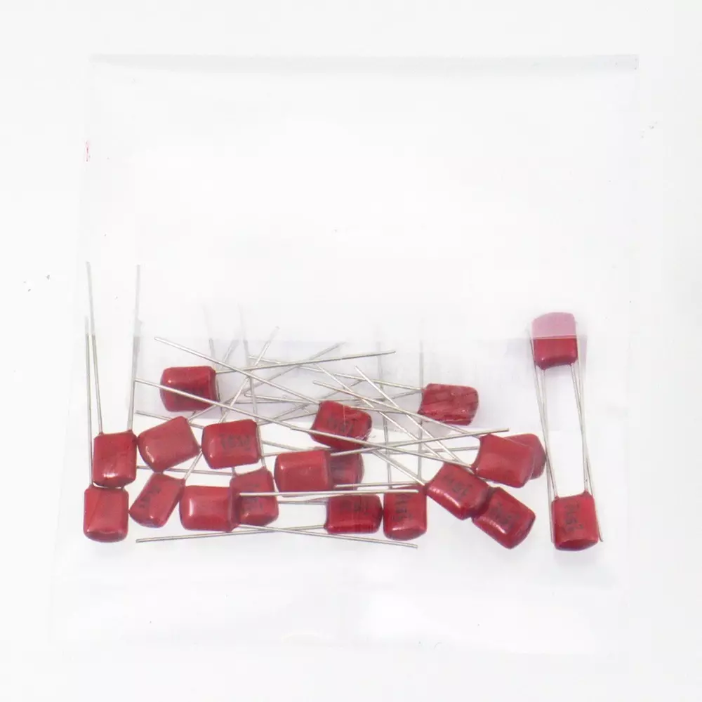 Toshin Kogyo Polypropylene Film Capacitor 100 V Rated Voltage, 2AUPZ151JE (Pack of 20)