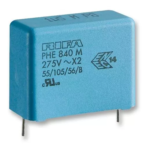 Kemet Safety Capacitors 0.22µF, 20%, PP, RADIAL, PHE840MD6220MD13R06L2 (Pack of 10)