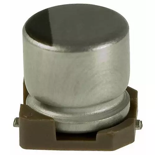 NICHICON Aluminum Electrolytic Capacitor, 680Uf, 25V, 20%, Smd, UCL1E681MNL1GS